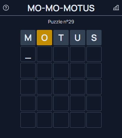 A screenshot of the game Mo-mo-motus